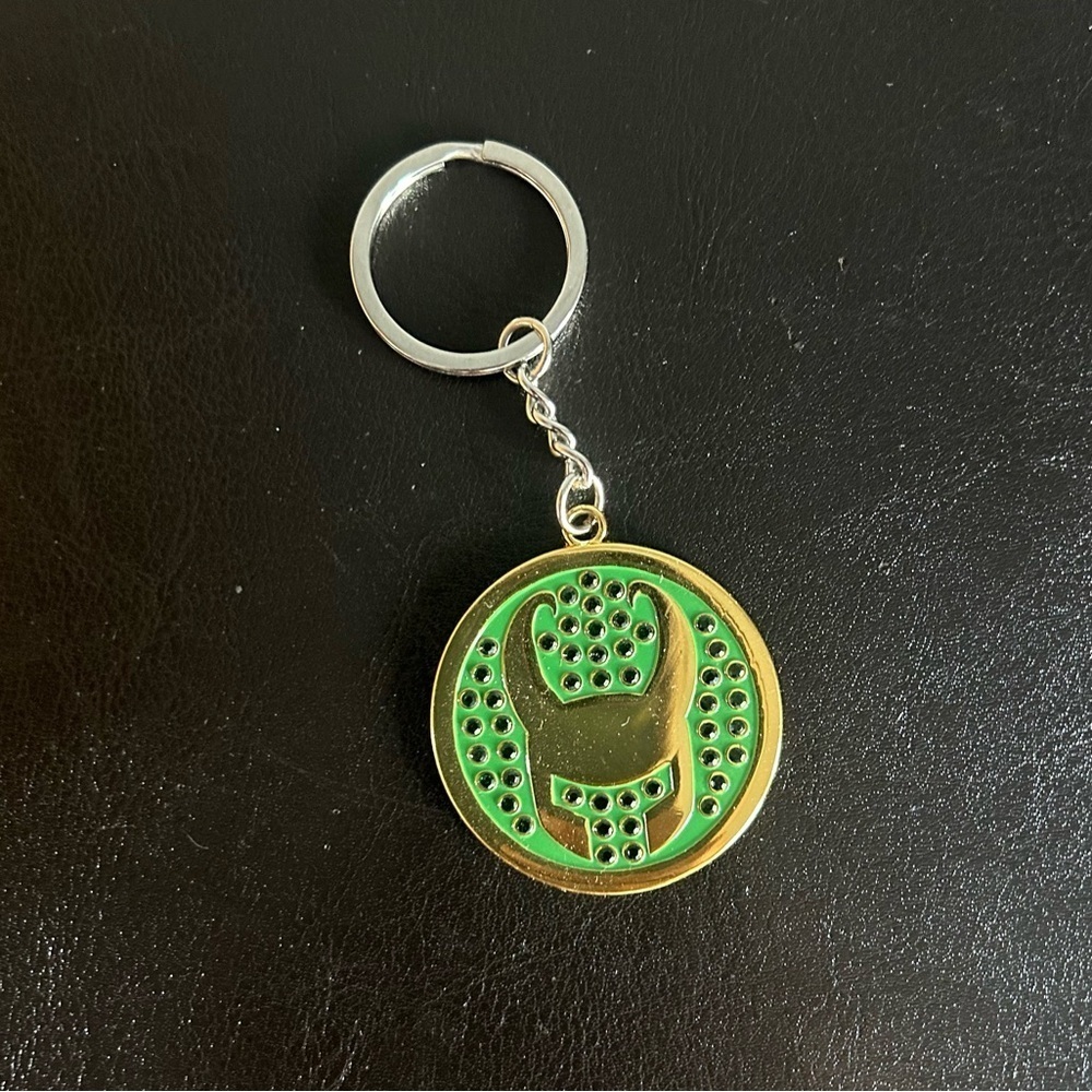$5 ADD ON: Marvel Loki Metal Studded Key Chain